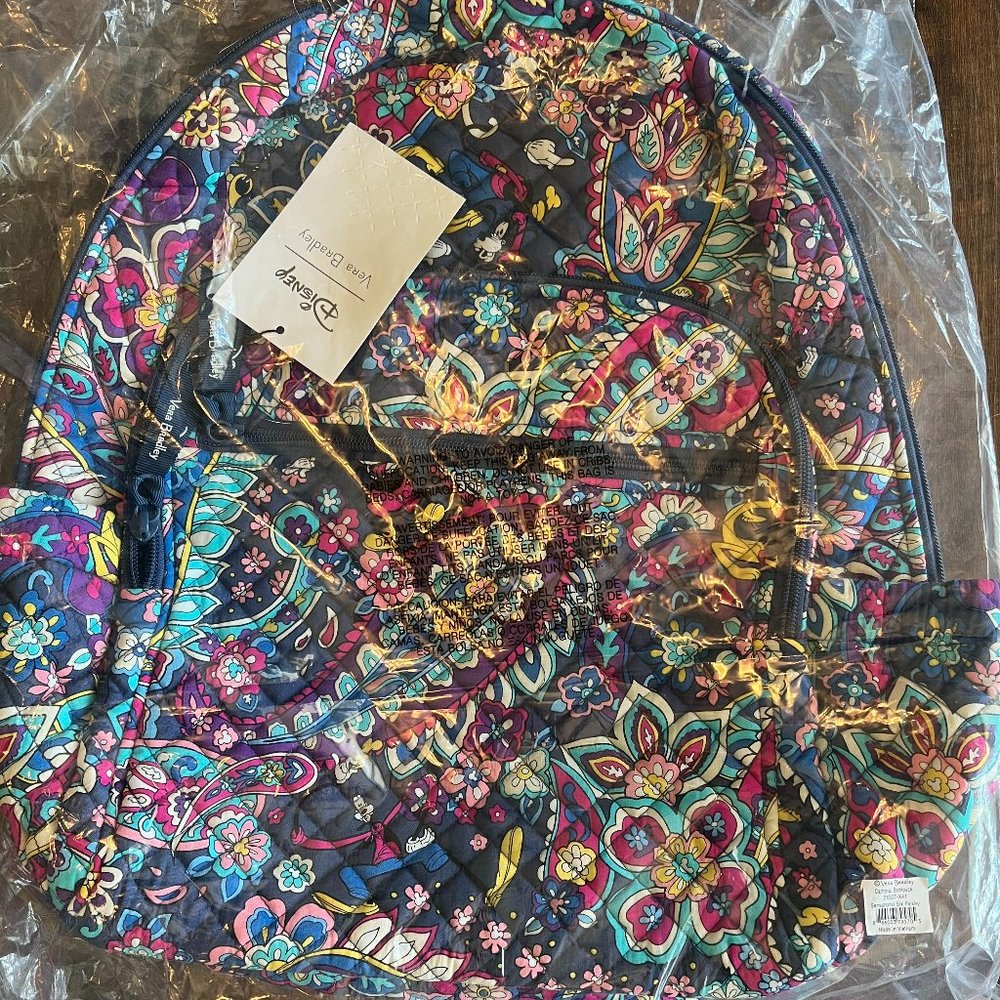 Vera Bradley Campus Backpack Disney Sensational Six